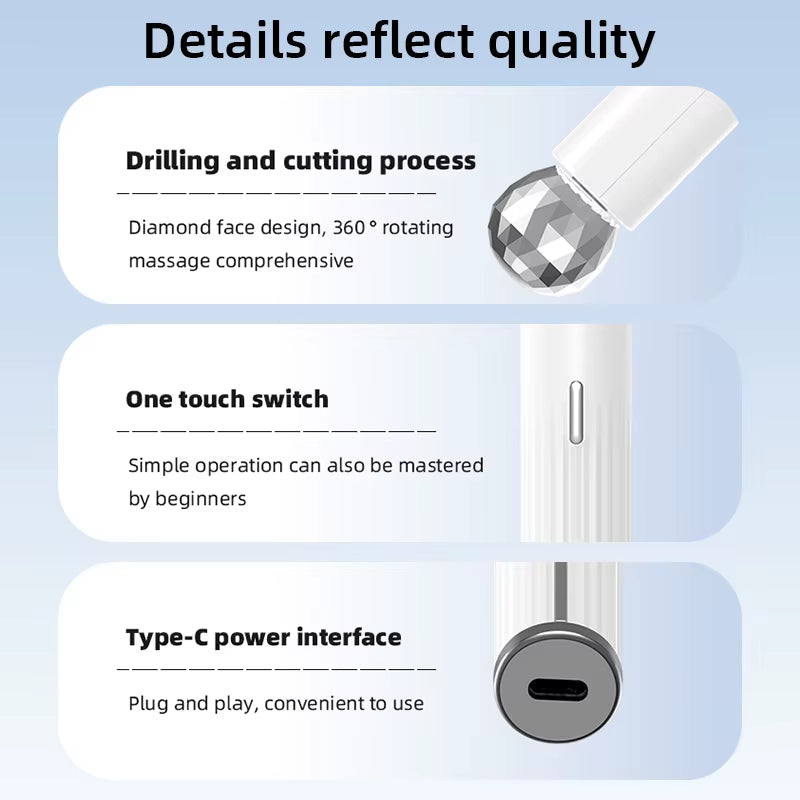 Revitalize Your Eyes with the Electric Eye Beauty Device - EMS Microcurrent Facial Massager for Dark Circles and Wrinkle Reduction